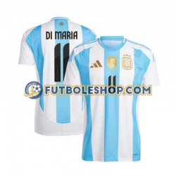 Primera Equipación del Argentina Di Maria 11 Copa America 2024 Manga Corta para Hombre