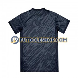 Segunda Equipación del Brasil Portero Copa America 2024 Negro Manga Corta para Hombre