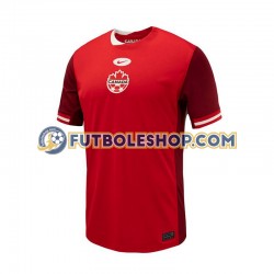 Primera Equipación del Canadá Copa America 2024 Rojo Manga Corta para Hombre