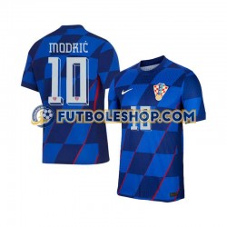 Segunda Equipación del Croacia Luca Modric 10 Euro 2024 Manga Corta para Hombre