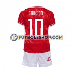 Primera Equipación del Dinamarca Eriksen 10 Euro 2024 Manga Corta para Niño (Camiseta y pantalón) Primera Equipación del Dinamarca Eriksen 10 Euro 2024 Manga Corta para Niño (Camiseta y pantalón)