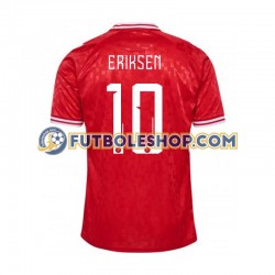 Primera Equipación del Dinamarca Eriksen 10 Euro 2024 Manga Corta para Hombre Primera Equipación del Dinamarca Eriksen 10 Euro 2024 Manga Corta para Hombre