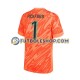 Primera Equipación del Inglaterra Portero Pickford 1 Euro 2024 Naranja Manga Corta para Hombre