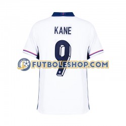 Primera Equipación del Inglaterra Harry Kane 9 Euro 2024 Blanco Manga Corta para Hombre