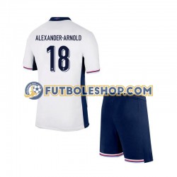 Primera Equipación del Inglaterra Trent Alexander-Arnold 18 Euro 2024 Manga Corta para Niño (Camiseta y pantalón)