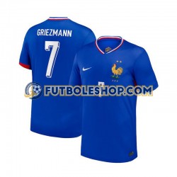 Primera Equipación del Francia Antoine Griezmann 7 Euro 2024 Azul Manga Corta para Hombre Primera Equipación del Francia Antoine Griezmann 7 Euro 2024 Azul Manga Corta para Hombre