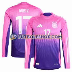 Segunda Equipación del Alemania Florian Wirtz 17 Euro 2024 ML para Hombre