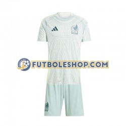 Segunda Equipación del México Copa America 2024 Manga Corta para Niño (Camiseta y pantalón)