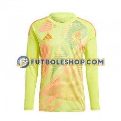 Segunda Equipación del México Portero Euro 2024 Amarillo ML para Hombre