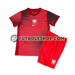 Segunda Equipación del Polonia Euro 2024 Manga Corta para Niño (Camiseta y pantalón)