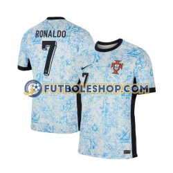 Segunda Equipación del Portugal Cristiano Ronaldo 7 Euro 2024 Manga Corta para Hombre