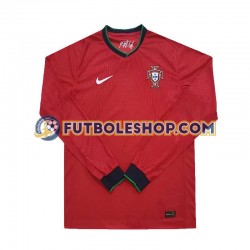 Primera Equipación del Portugal Euro 2024 Rojo ML para Hombre