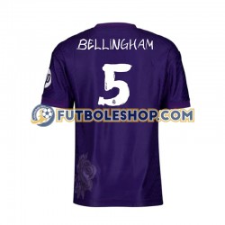 Cuarta Equipación del Real Madrid Jude Bellingham 5 Y-3 2023-2024 Púrpura Manga Corta para Hombre