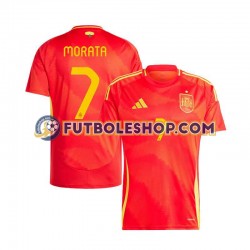 Primera Equipación del España Alvaro Morata 7 Euro 2024 Manga Corta para Hombre