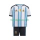 Primera Equipación del Argentina World Cup 2026 Manga Corta para Niño (Camiseta y pantalón)
