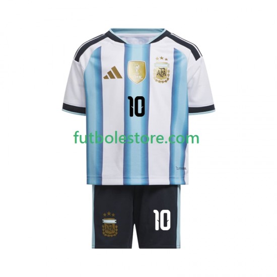 Primera Equipación del Argentina Lionel Messi 10 World Cup 2026 Manga Corta para Niño (Camiseta y pantalón)