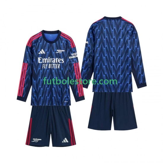 Segunda Equipación del Arsenal 2025-2026 ML para Niño (Camiseta y pantalón)
