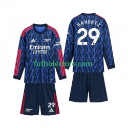 Segunda Equipación del Arsenal Havertz 29 2025-2026 ML para Niño (Camiseta y pantalón)