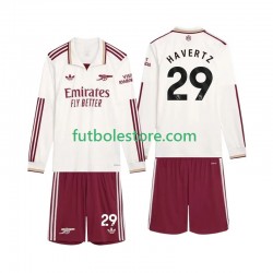 Tercera Equipación del Arsenal Havertz 29 2025-2026 ML para Niño (Camiseta y pantalón)