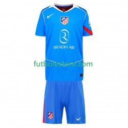Tercera Equipación del Atlético Madrid 2025-2026 Manga Corta para Niño (Camiseta y pantalón)