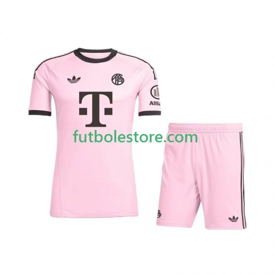 Tercera Equipación del Bayern de Múnich Portero UCL 2025-2026 Manga Corta para Niño (Camiseta y pantalón)