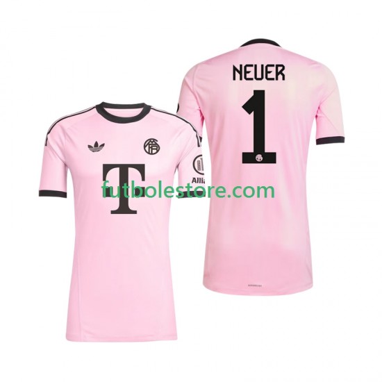 Tercera Equipación del Bayern de Múnich Portero Manuel Neuer 1 UCL 2025-2026 Manga Corta para Hombre