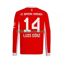 Primera Equipación del Bayern de Múnich Luis Diaz 14 2025-2026 ML para Hombre