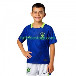 Segunda Equipación del Brasil 2025-2026 Manga Corta para Niño (Camiseta y pantalón)