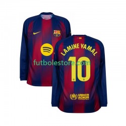 Primera Equipación del FC Barcelona Lamine Yamal 10 2025-2026 ML para Hombre
