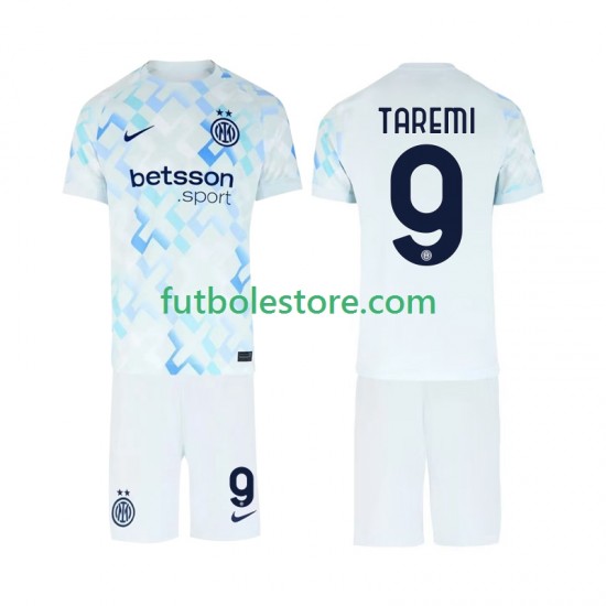 Segunda Equipación del Inter Milan Marcus Thuram 9 2025-2026 Manga Corta para Niño (Camiseta y pantalón)