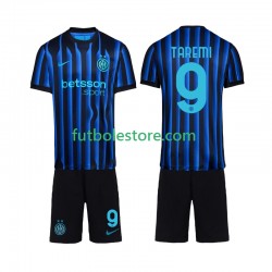 Primera Equipación del Inter Milan Marcus Thuram 9 2025-2026 Manga Corta para Niño (Camiseta y pantalón)