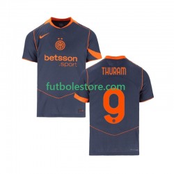 Tercera Equipación del Inter Milan Marcus Thuram 9 2025-2026 Manga Corta para Hombre