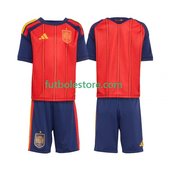 Primera Equipación del España World Cup 2026 Manga Corta para Niño (Camiseta y pantalón)