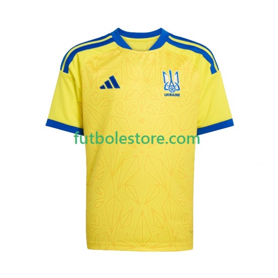 Primera Equipación del Ucrania World Cup 2026 Manga Corta para Niño (Camiseta y pantalón)