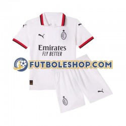 Segunda Equipación del AC Milan 2024-2025 Manga Corta para Niño (Camiseta y pantalón)