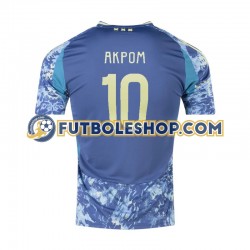 Segunda Equipación del AFC Ajax Chuba Akpom 10 2024-2025 Manga Corta para Hombre Segunda Equipación del AFC Ajax Chuba Akpom 10 2024-2025 Manga Corta para Hombre