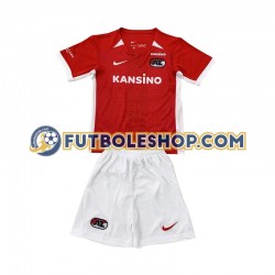 Primera Equipación del AZ Alkmaar 2024-2025 Manga Corta para Niño (Camiseta y pantalón)