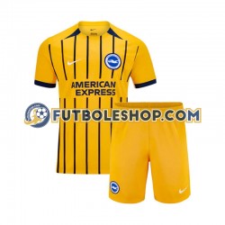 Segunda Equipación del Brighton Hove Albion 2024-2025 Manga Corta para Niño (Camiseta y pantalón)