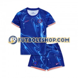 Primera Equipación del Chelsea 2024-2025 Manga Corta para Niño (Camiseta y pantalón)