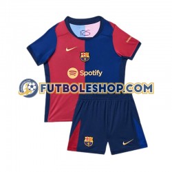 Primera Equipación del FC Barcelona 2024-2025 Manga Corta para Niño (Camiseta y pantalón)