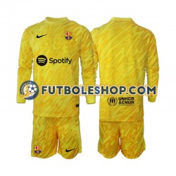Segunda Equipación del FC Barcelona Portero 2024-2025 ML para Niño (Camiseta y pantalón)