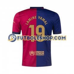 Primera Equipación del FC Barcelona Lamine Yamal 19 2024-2025 Manga Corta para Hombre