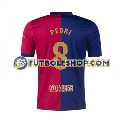 Primera Equipación del FC Barcelona PEDRI 8 2024-2025 Manga Corta para Hombre