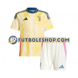 Segunda Equipación del Juventus 2024-2025 Manga Corta para Niño (Camiseta y pantalón)