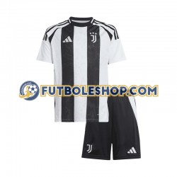 Primera Equipación del Juventus 2024-2025 Manga Corta para Niño (Camiseta y pantalón)