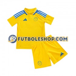 Segunda Equipación del Leeds United 2024-2025 Manga Corta para Niño (Camiseta y pantalón)