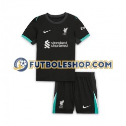 Segunda Equipación del Liverpool 2024-2025 Manga Corta para Niño (Camiseta y pantalón)