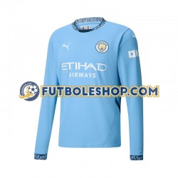 Primera Equipación del Manchester City 2024-2025 ML para Hombre
