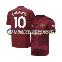 Tercera Equipación del Manchester City Jack Grealish 10 2024-2025 Manga Corta para Hombre