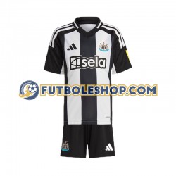 Primera Equipación del Newcastle United 2024-2025 Negro Manga Corta para Niño (Camiseta y pantalón)